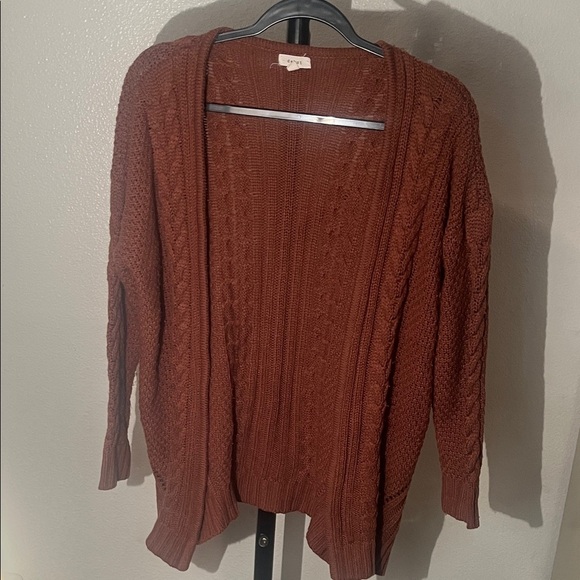 debut Sweaters - Debut Women's Rust Cardigan Sweater